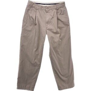 Polo Ralph Lauren Pants Men's 33x30 Khaki Tan Chino Hampton Relaxed Fit Pleated